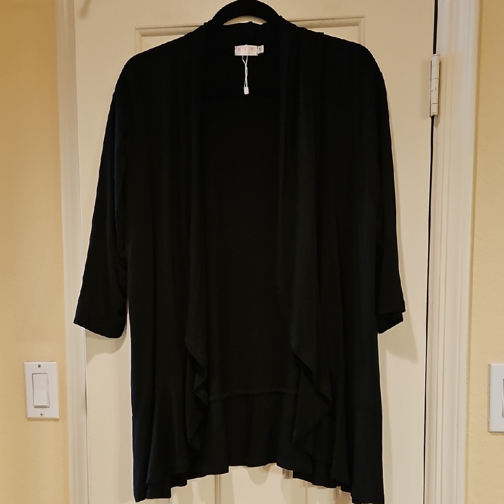 Elegant Black Women's Cardigan